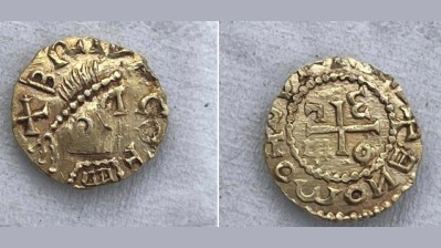 Find, Two Anglo-Saxon gold tremiss